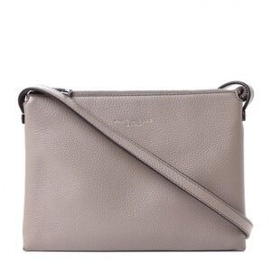 Marc Jacobs Calfskin Leather Crossbody Bag Beige